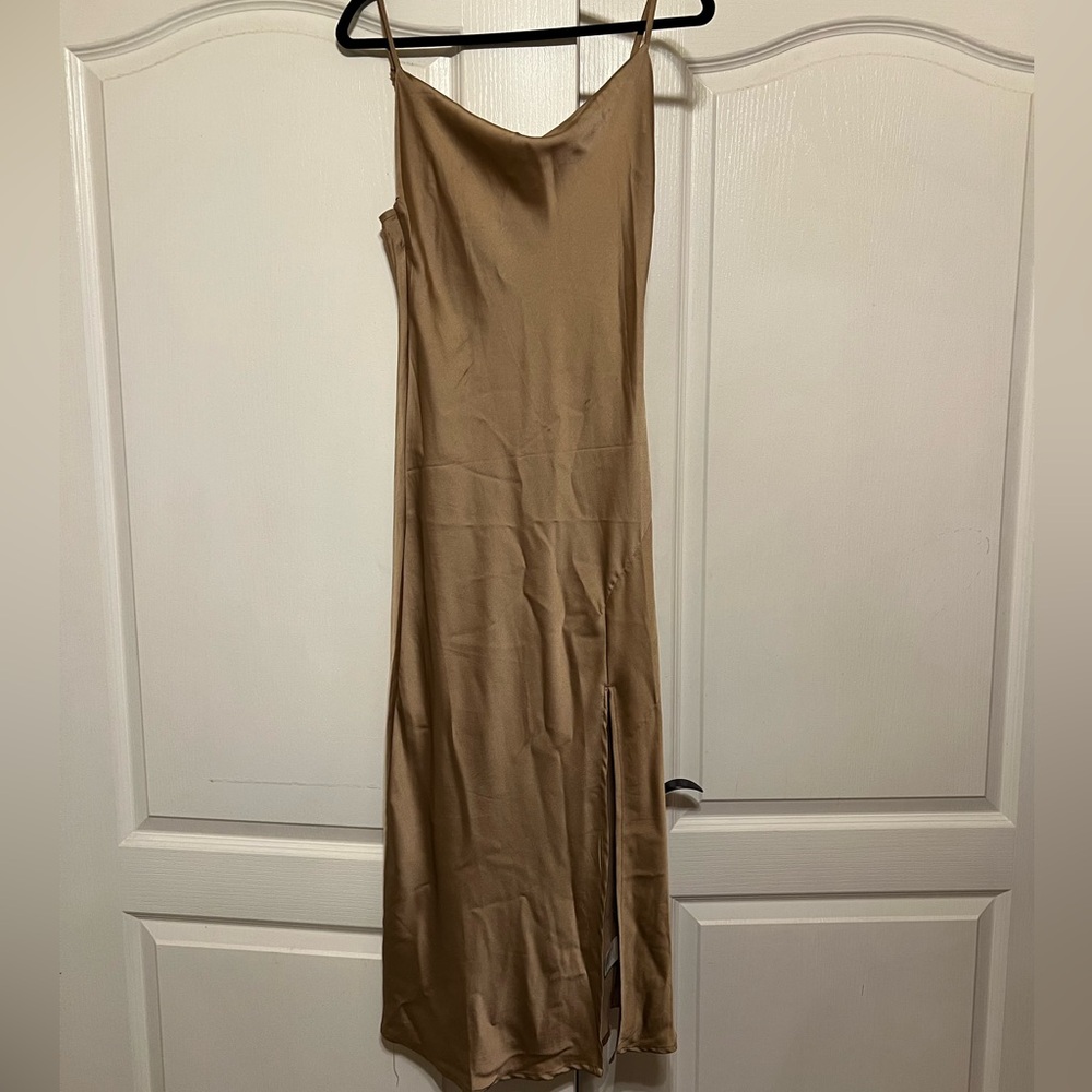 Champagne Stain Slip Dress